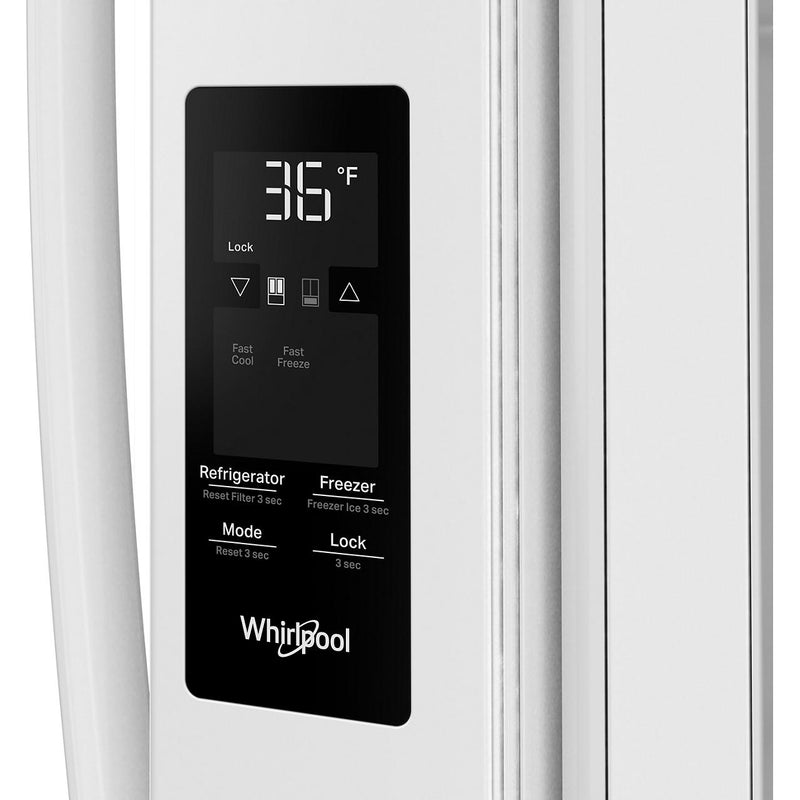 Whirlpool 36-inch, 31 cu. ft. Freestanding French 3-Door Refrigerator with Interior Ice Maker WRFF3136SW IMAGE 6