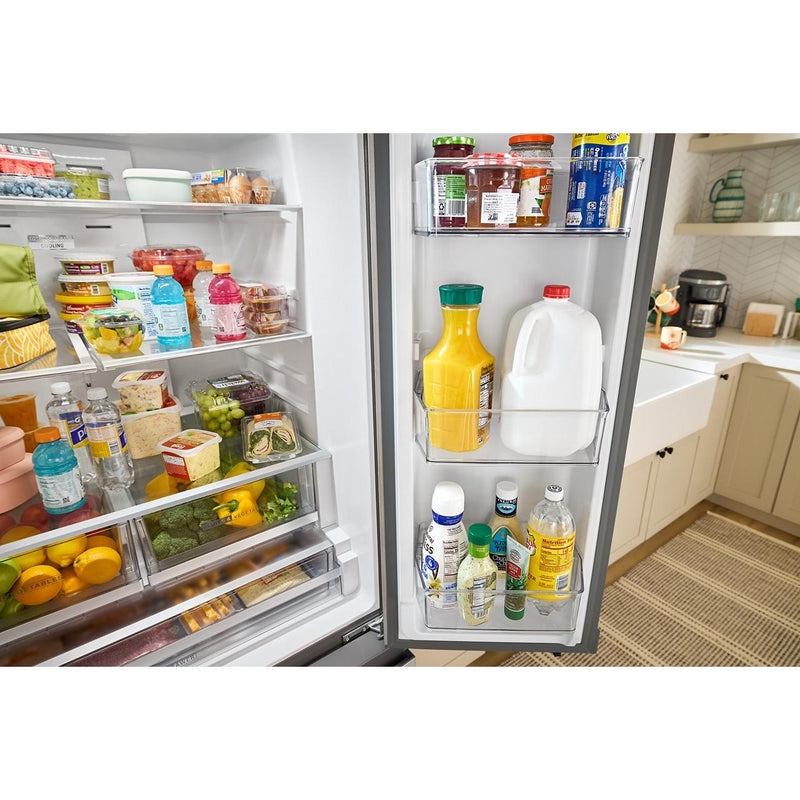 Whirlpool 36-inch, 30 cu. ft. Freestanding French 3-Door Refrigerator with External Water and Ice Dispensing System WRFF3536SZ IMAGE 9