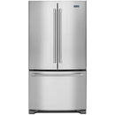 Maytag 36-inch, 20 cu. ft. Counter-Depth French 3-Door Refrigerator with Ice and Water (Fingerprint Resistant Stainless) MFC2062FEZ (MFC2062FEZ)