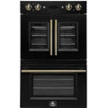 Forno 30-inch, 7.36 cu. ft. Built-in Double Wall Oven with Dual True Convection FBOEL1340-30BLK IMAGE 1