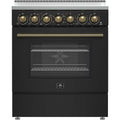 Forno 30-inch Freestanding Electric Range with True European Convection Technology FFSEL6011-30BLK IMAGE 1