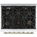 Forno 36-inch Freestanding Dual-Fuel Range with Convection Technology FFSGS6113-36WHT IMAGE 7