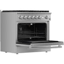 Forno 36-inch Freestanding Gas Range with Convection Technology FFSGS6277-36 IMAGE 4