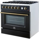 Forno 36-inch Freestanding Gas Range with Convection Technology FFSGS6277-36BLK IMAGE 9