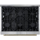 Forno 36-inch Freestanding Gas Range with Convection Technology FFSGS6277-36WHT IMAGE 4