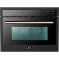 Forno 24-inch, 1.6 cu. ft. Built-In Microwave Oven with Convection Technology FMWDR3093-24BLK IMAGE 1