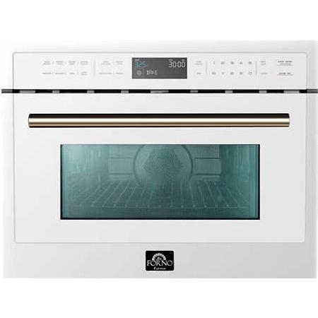 Forno 24-inch, 1.6 cu. ft. Built-In Microwave Oven with Convection Technology FMWDR3093-24WHT IMAGE 1