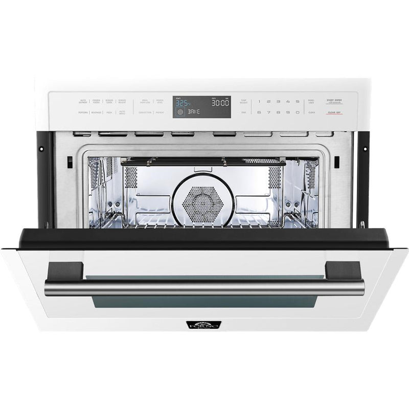 Forno 24-inch, 1.6 cu. ft. Built-In Microwave Oven with Convection Technology FMWDR3093-24WHT IMAGE 4