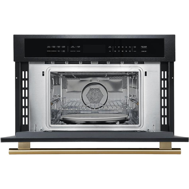 Forno 30-inch, 1.6 cu. ft. Built-in Microwave Oven with Convection Technology FMWDR3093-30BLK IMAGE 3
