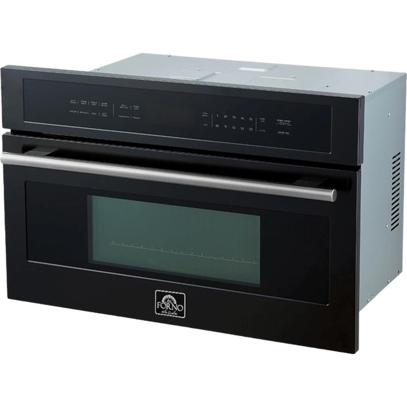 Forno 30-inch, 1.6 cu. ft. Built-in Microwave Oven with Convection Technology FMWDR3093-30BLK IMAGE 6