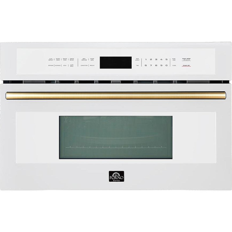 Forno 30-inch, 1.6 cu. ft. Built-in Microwave Oven with Convection Technology FMWDR3093-30WHT IMAGE 1