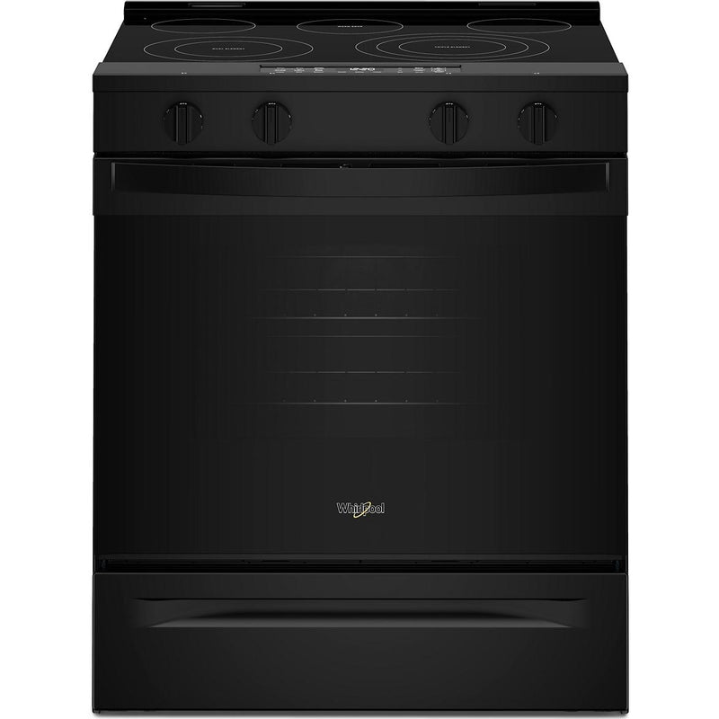 Whirlpool 30-inch Slide-In Electric Range with Wi-Fi WSES5030SB IMAGE 1