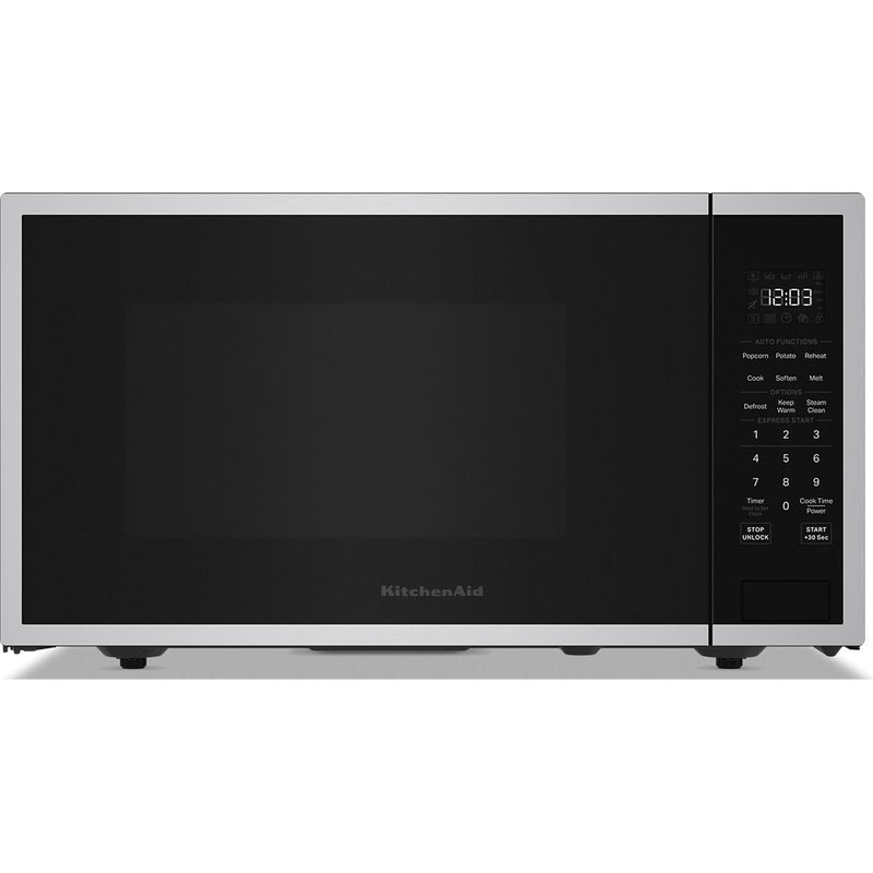 KitchenAid 22-inch, 1.6 cu. ft. Countertop Microwave Oven KMCS122SSS IMAGE 1