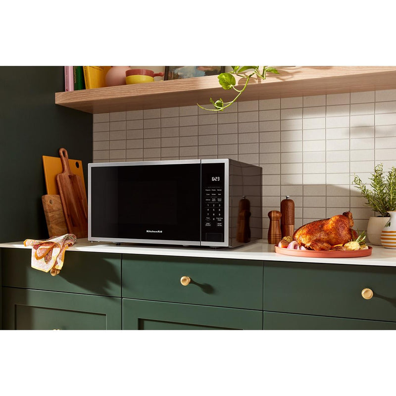 KitchenAid 22-inch, 1.6 cu. ft. Countertop Microwave Oven KMCS122SSS IMAGE 4