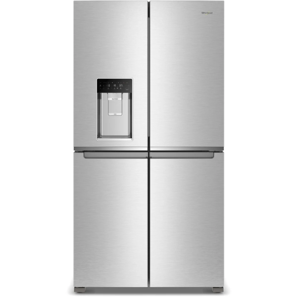 Whirlpool 36-Inch Counter Depth 4 Door Refrigerator with Ice Maker in Door (WRQC7836RZ)