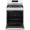 GE 30-inch Freestanding Gas Range with Convection Technology GGF600AVWW