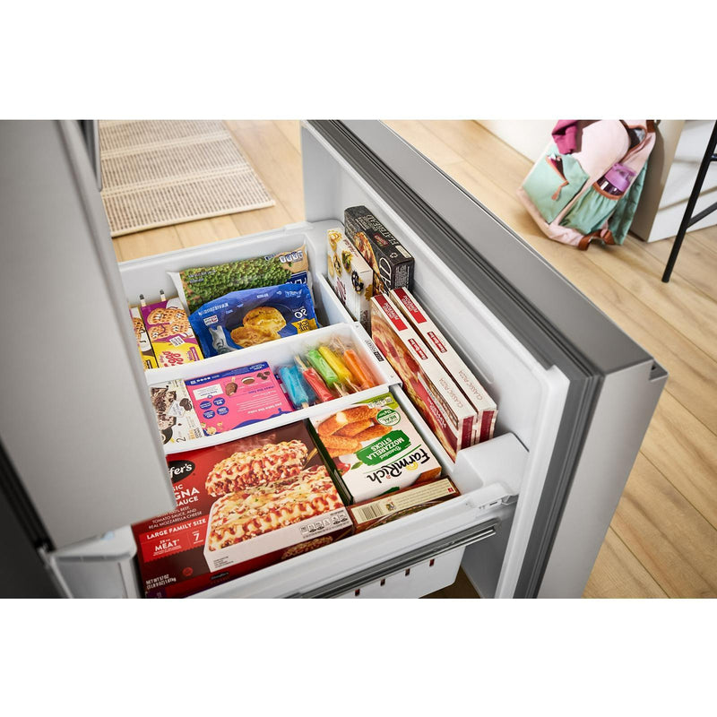  Whirlpool 36-Inch French Door Refrigerator with In-Door Water and Ice Maker WRMF3536SZ IMAGE 12
