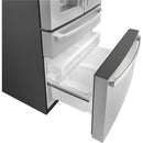 GE Profile 36-inch, 22.4 cu. ft. Counter-Depth French 4-Door Refrigerator with Wi-Fi PXD22BYPFS IMAGE 10