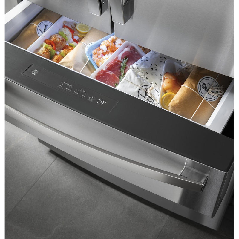 GE Profile 36-inch, 22.4 cu. ft. Counter-Depth French 4-Door Refrigerator with Wi-Fi PXD22BYPFS IMAGE 7