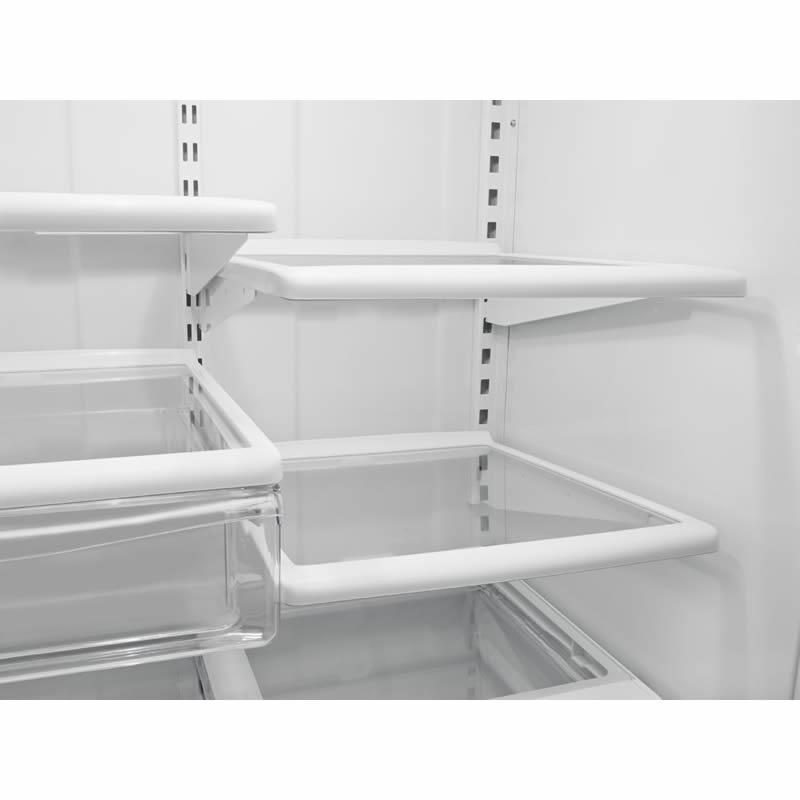 (WRB322DMBW) Whirlpool 33-inch, 22 cu. ft. Bottom Freezer Refrigerator with Icemaker WRB322DMBW