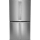 GE Profile 28.3 Cu. Ft. 4-Door Refrigerator with Dual-Dispense AutoFill Pitcher PAE28BYTFS IMAGE 1