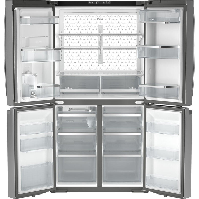 GE Profile 28.3 Cu. Ft. 4-Door Refrigerator with Dual-Dispense AutoFill Pitcher PAE28BYTFS IMAGE 3