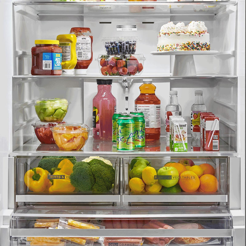 Whirlpool 36-Inch French Door Refrigerator with Dual Ice Makers WRFF3736SV IMAGE 6