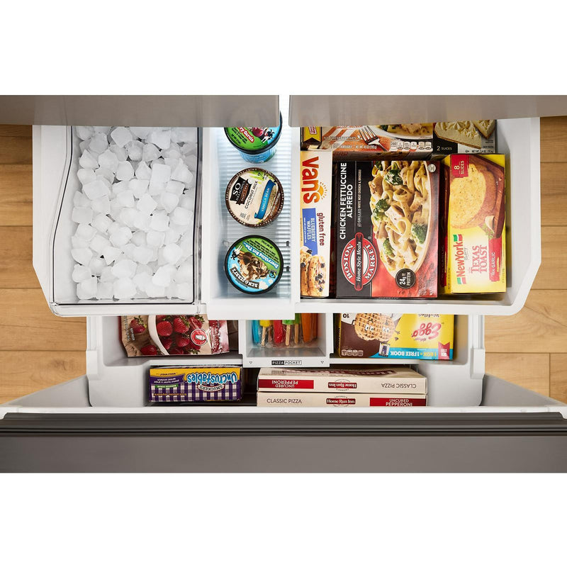 Whirlpool 36-Inch French Door Refrigerator with Dual Ice Makers WRFF3736SW IMAGE 9