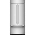  KitchenAid 36-inch, 20.8 cu. ft. Built-in French 3-Door Refrigerator KBFN536SPS IMAGE 1