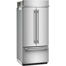  KitchenAid 36-inch, 20.8 cu. ft. Built-in French 3-Door Refrigerator KBFN536SPS IMAGE 5