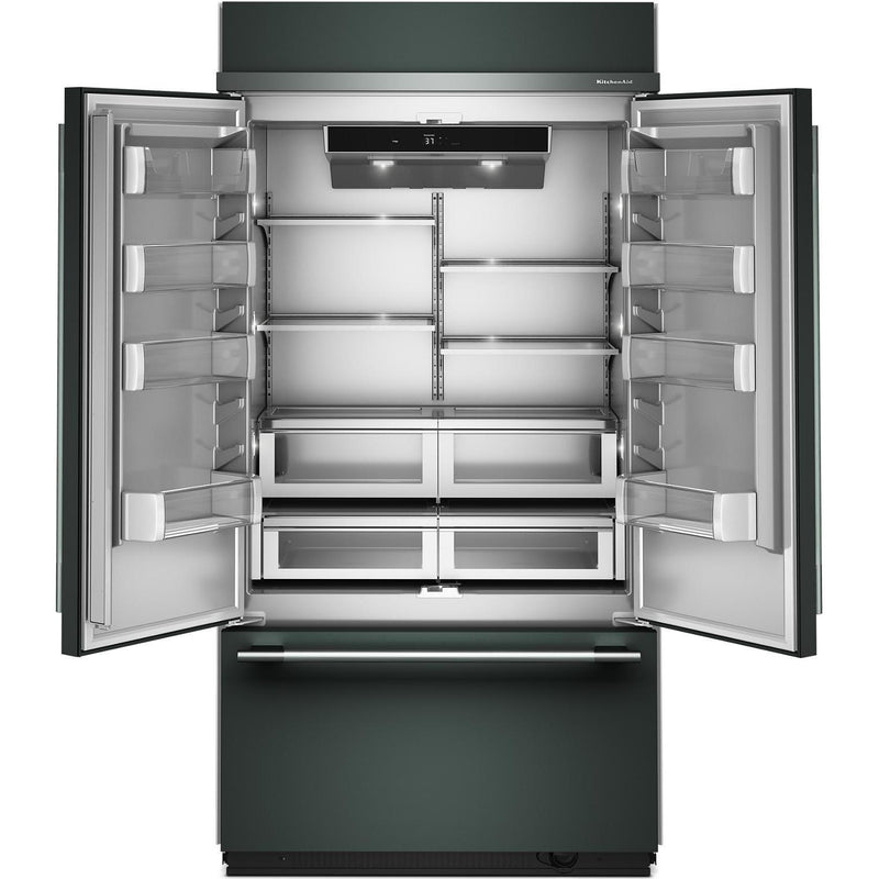  KitchenAid 42-inch, 24.2 cu. ft. Built-in French 3-Door Refrigerator KBFN542SJP IMAGE 2