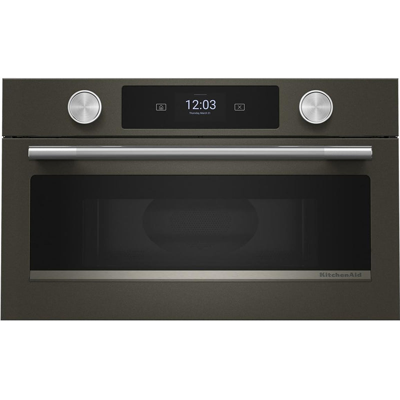  KitchenAid 30-inch Built-in Microwave Oven with Convection Technology KMBS730SBE IMAGE 3