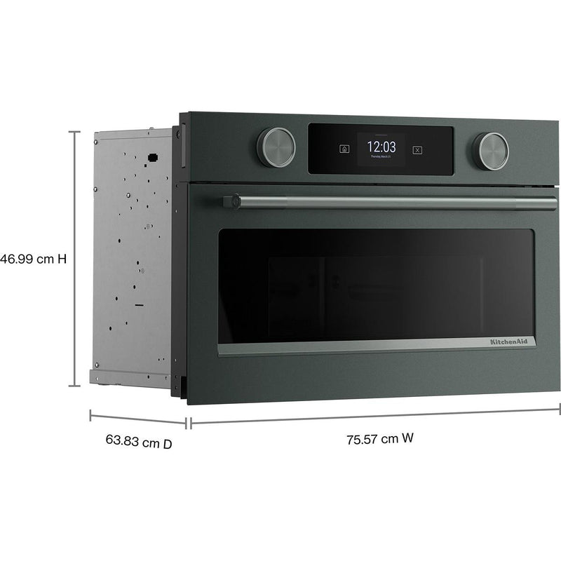  KitchenAid 30-inch Built-in Microwave Oven with Convection Technology KMBS730SJP IMAGE 10