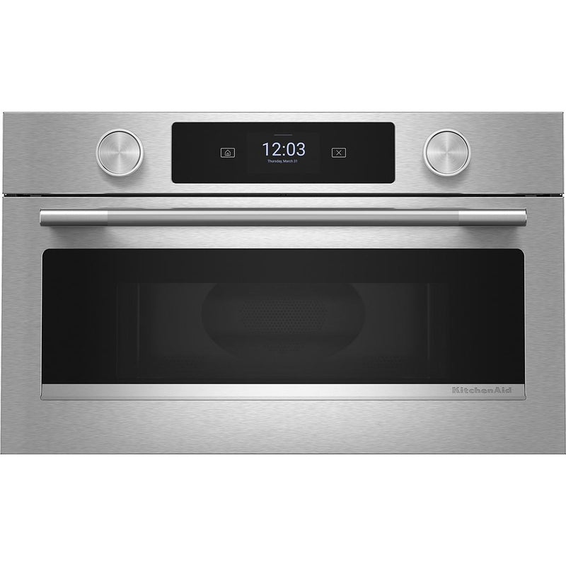  KitchenAid 30-inch Built-in Microwave Oven with Convection Technology KMBS730SPS IMAGE 1