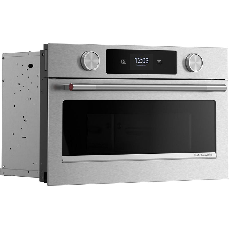  KitchenAid 30-inch Built-in Microwave Oven with Convection Technology KMBS730SPS IMAGE 4
