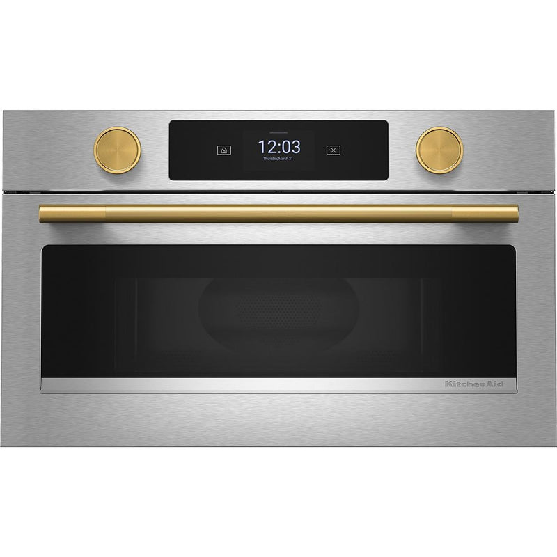  KitchenAid 30-inch Built-in Microwave Oven with Convection Technology KMBS730SPS IMAGE 5