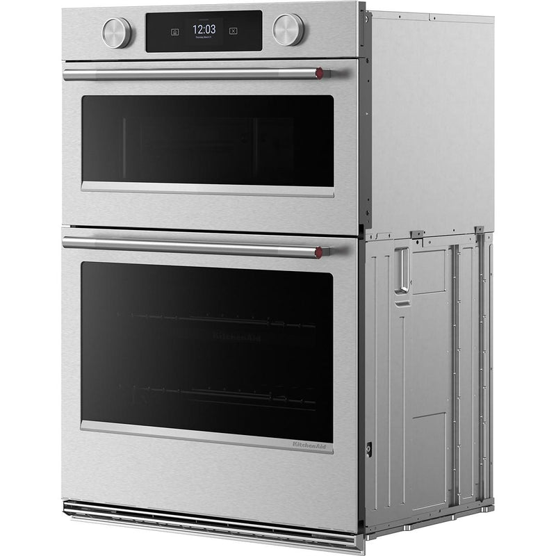  KitchenAid 27-inch Built-in Combination Wall Oven with Microwave Oven with Convection Technology KOEC727SPS IMAGE 3