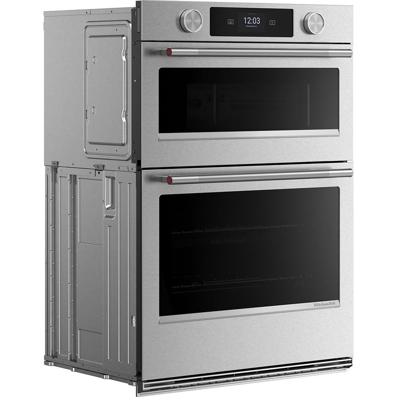  KitchenAid 27-inch Built-in Combination Wall Oven with Microwave Oven with Convection Technology KOEC727SPS IMAGE 4