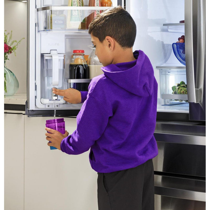 GE Profile 22.9 Cu. Ft. 4-Door Refrigerator with Dual-Dispense AutoFill Pitcher PHD23BYWFS IMAGE 6