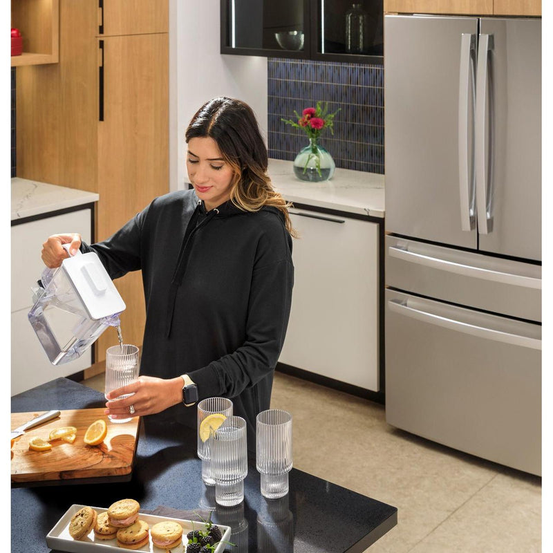 GE Profile 22.9 Cu. Ft. 4-Door Refrigerator with Dual-Dispense AutoFill Pitcher PHD23BYWFS IMAGE 7