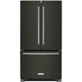 KitchenAid 36-inch, 25 cu.ft. Freestanding French 3-Door Refrigerator with ExtendFresh™ Plus Temperature Management System KRFF305EBS