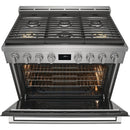 Electrolux 36-inch Freestanding Gas Range with Convection Technology ECFG3668ASECFG3668AS