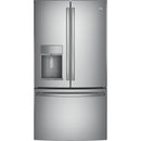GE Profile 36-inch, 22.2 cu.ft. Counter-Depth French 3-Door Refrigerator with Water and Ice Dispensing System PYE22KSKSSPYE22KSKSS