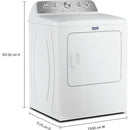  Maytag 7.0 cu. ft. Electric Dryer with Pet Pro Option MED5605RW IMAGE 5