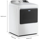  Maytag 7.4 cu. ft. Electric Dryer MED6205RW IMAGE 7