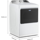  Maytag 7.4 cu. ft. Electric Dryer with Pet Pro Option MED7205RW IMAGE 6