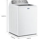  Maytag 4.7 cu. ft. Top Loading Washer with Pet Pro Option MTW5605RW IMAGE 8