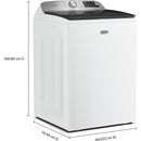  Maytag 5.2 cu. ft. Top Loading Washer with Pet Pro Option MTW7205RW IMAGE 7