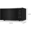 Whirlpool 22-inch 1.6  cu. ft. Countertop Microwave Oven with Sensor Cooking WMCS7022RS IMAGE 5