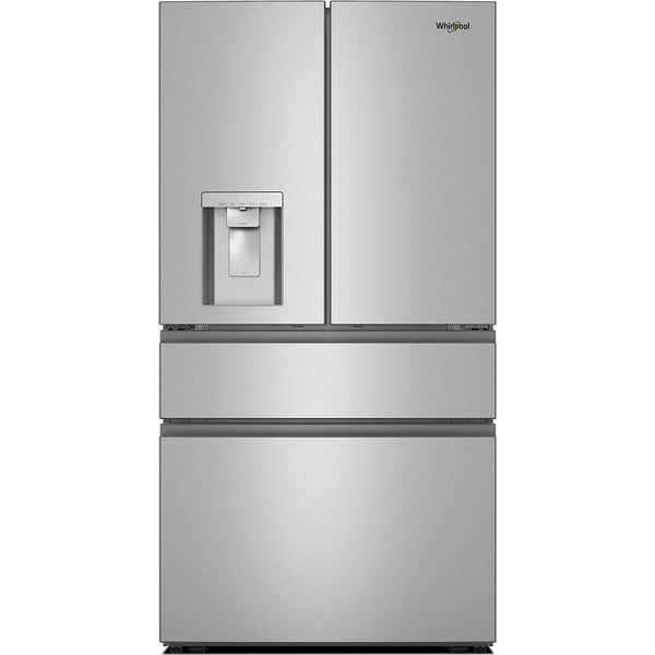  Whirlpool 36-inch French 4-Door Refrigerator with Water and Ice Dispensing System WRMF3736SZ IMAGE 1